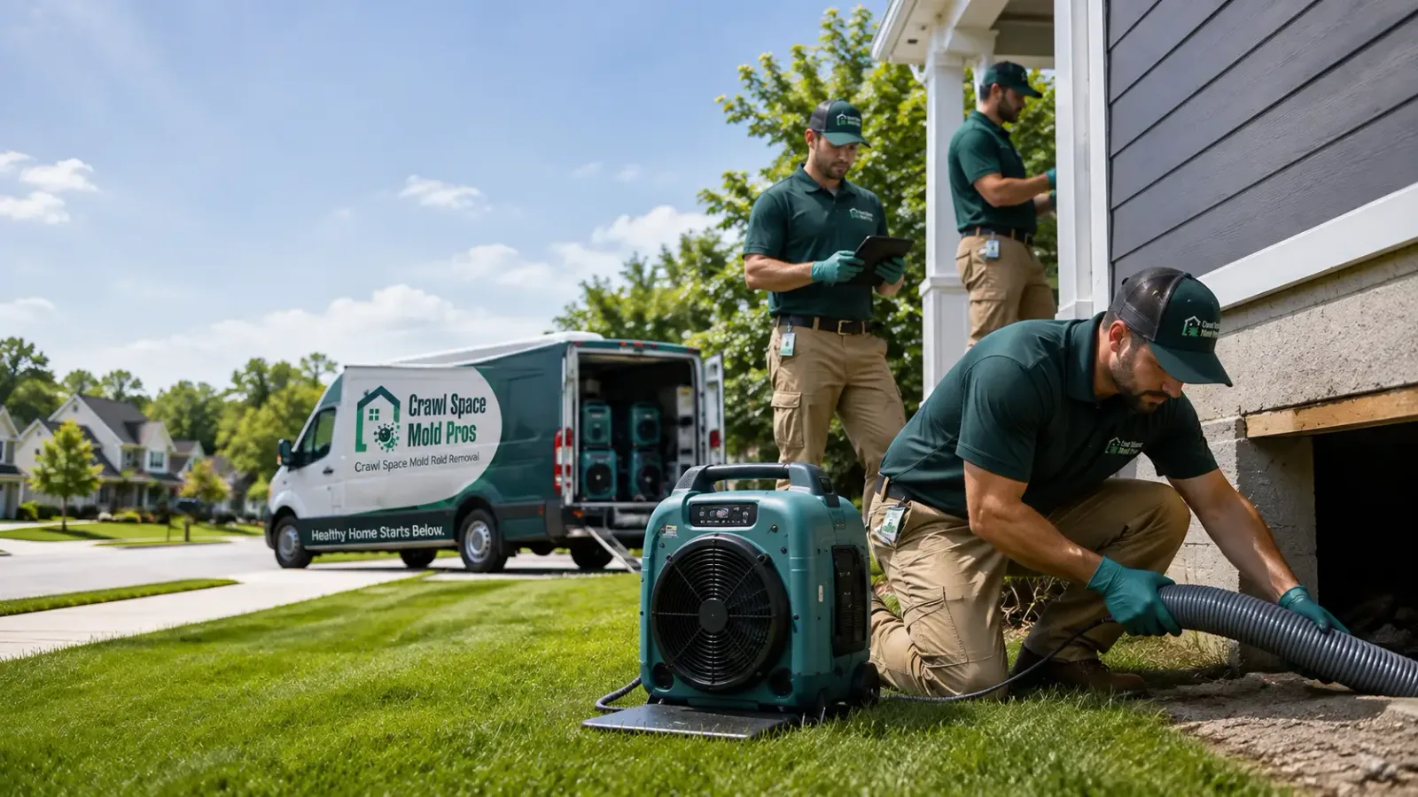 Crawl Space Mold Removal in North Platte, NE